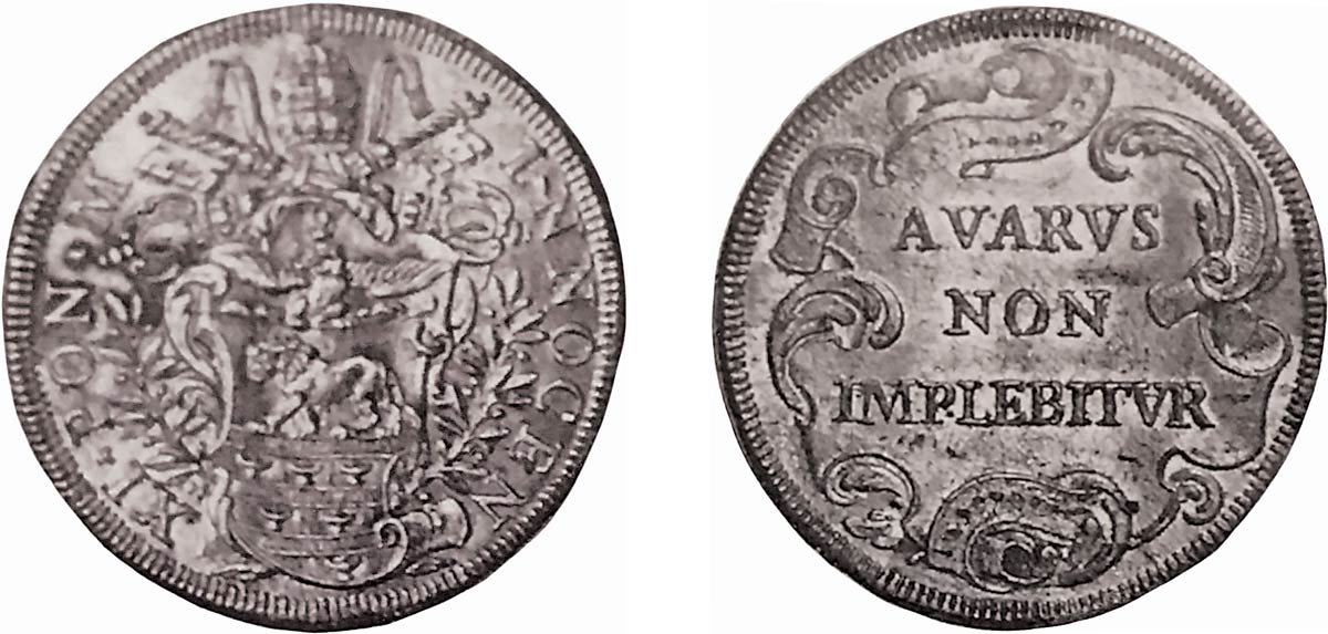 piastra Innocenzo XI 